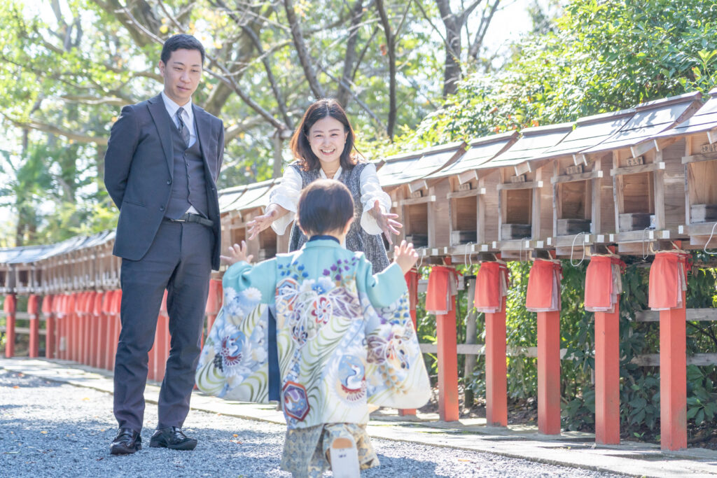 七五三　成田山不動尊