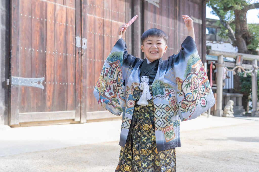 七五三撮影　5歳男の子