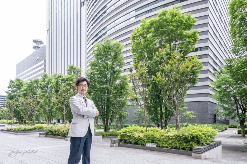 行政書士 プロフィール写真 ビジネス街