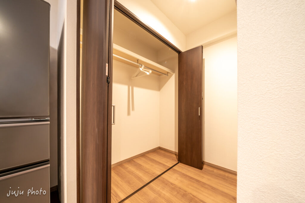 クローゼット 民泊撮影