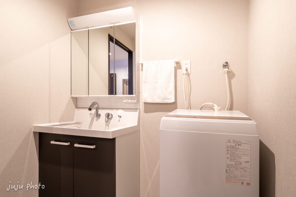 洗面所 民泊撮影