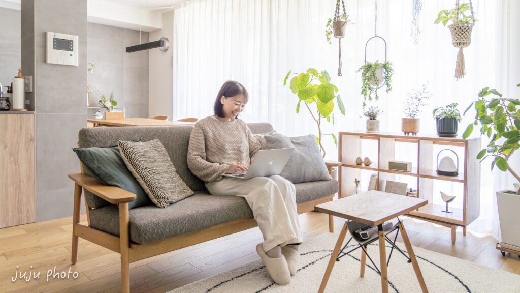 平野えり　ホームページ撮影